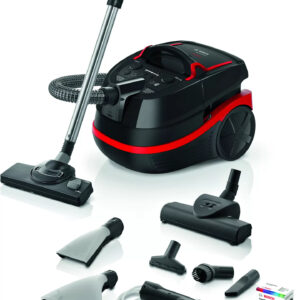 Aspirator Wet&Dry Bosch BWD421POW 3in1 Serie 4 2100W Aqua Wash&Clean negru