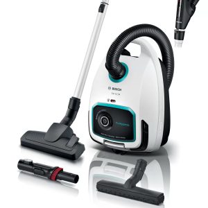 Aspirator cu sac Bosch BGL6HYG1 Serie 6 ProHygiene 600W filtru UltraAllergy PowerProtect alb