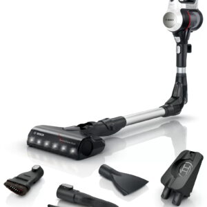 Aspirator vertical Bosch Unlimited 7 BBS711W tija flexibila acumulator 3Ah Power for All White