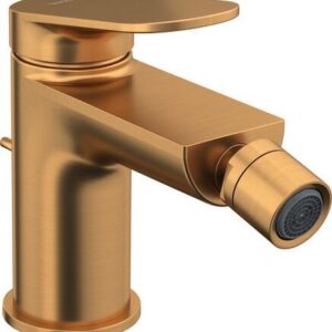 Baterie bideu Duravit Wave  ventil pop-up  bronz periat
