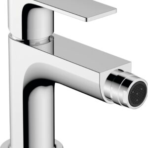 Baterie bideu Hansgrohe Rebris E EcoSmart ventil metalic pop-up crom