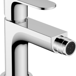 Baterie bideu Hansgrohe Rebris S EcoSmart ventil metalic pop-up crom