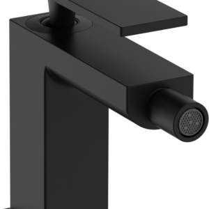 Baterie bideu Hansgrohe Tecturis E ventil pop-up negru mat
