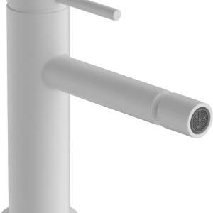 Baterie bideu Hansgrohe Tecturis S ventil pop-up inclus alb mat