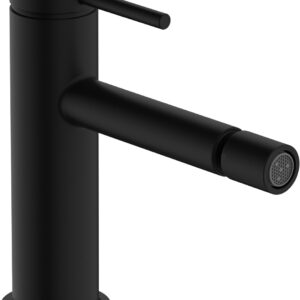 Baterie bideu Hansgrohe Tecturis S ventil pop-up inclus negru mat