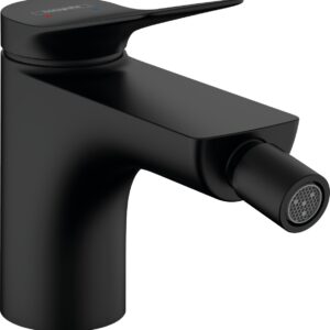 Baterie bideu Hansgrohe Vivenis ventil pop-up negru mat