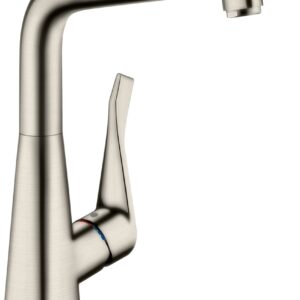 Baterie bucatarie Hansgrohe Metris Select M71 320 finisaj inox optic