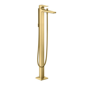 Baterie cada Hansgrohe Metropol de pardoseala fara ventil necesita corp ingropat gold optic lustruit