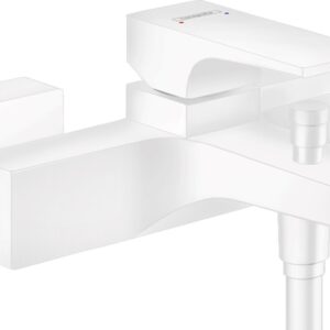 Baterie cada Hansgrohe Metropol proiectie 18cm alb mat