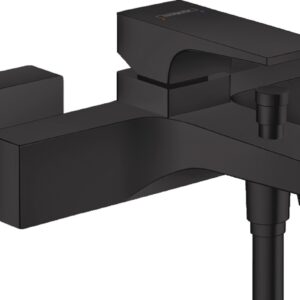 Baterie cada Hansgrohe Metropol proiectie 18cm negru mat