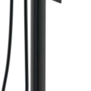 Baterie cada cu montaj pe pardoseala Duravit Tulum by Starck negru mat