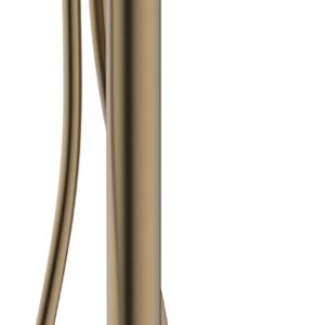 Baterie cada cu montaj pe pardoseala Hansgrohe Tecturis S necesita corp ingropat bronz periat