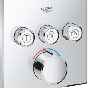 Baterie cada - dus Grohe SmartControl cu 3 functii  montaj incastrat  necesita corp ingropat  crom