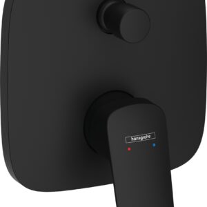 Baterie cada - dus Hansgrohe Logis montaj incastrat necesita corp ingropat negru mat