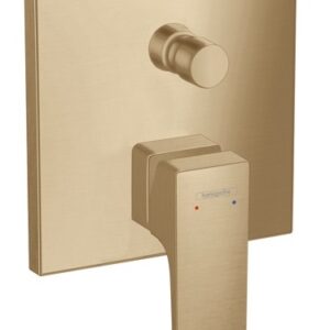 Baterie cada - dus Hansgrohe Metropol montaj incastrat necesita corp ingropat bronz periat
