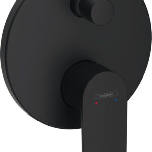 Baterie cada - dus Hansgrohe Rebris E montaj incastrat necesita corp ingropat negru mat