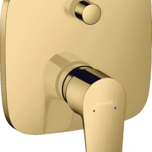 Baterie cada - dus Hansgrohe Talis E cu montaj incastrat necesita corp ingropat gold optic lustruit