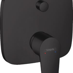 Baterie cada - dus Hansgrohe Talis E cu montaj incastrat necesita corp ingropat negru mat