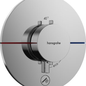 Baterie cada - dus termostatata Hansgrohe ShowerSelect Comfort S cu montaj incastrat necesita corp ingropat crom