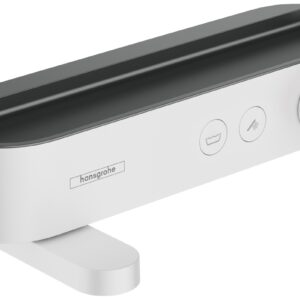 Baterie cada termostatata Hansgrohe ShowerTablet Select 400 cu pipa rotativa alb mat
