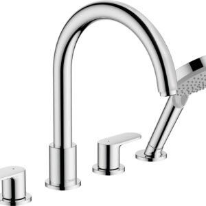 Baterie cu montaj pe cada Hansgrohe Vernis Blend cu 4 elemente crom