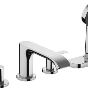 Baterie cu montaj pe cada Hansgrohe Vivenis cu 4 elemente si sBox crom