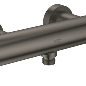 Baterie dus Grohe Atrio cu dubla comanda manere cruce brushed hard graphite