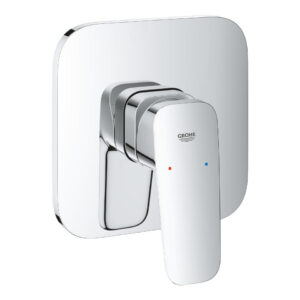 Baterie dus Grohe Cubeo cu montaj incastrat necesita corp ingropat crom