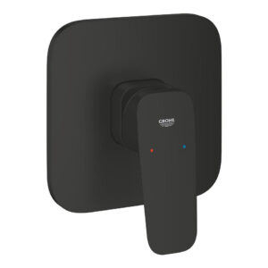 Baterie dus Grohe Cubeo cu montaj incastrat necesita corp ingropat matte black