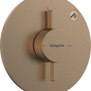 Baterie dus Hansgrohe DuoTurn S cu montaj incastrat necesita corp ingropat bronz periat