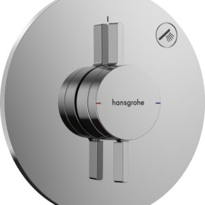 Baterie dus Hansgrohe DuoTurn S cu montaj incastrat necesita corp ingropat crom