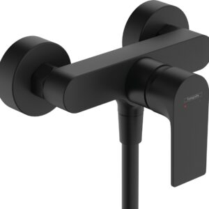 Baterie dus Hansgrohe Rebris E negru mat