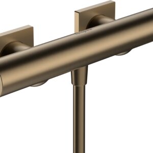 Baterie dus Hansgrohe Tecturis E bronz periat