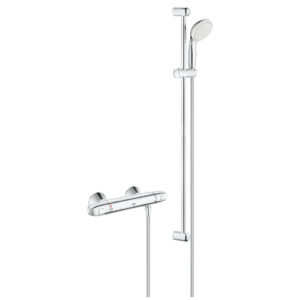 Baterie dus termostatata Grohe Grohtherm 1000 cu set de dus Tempesta II 90cm