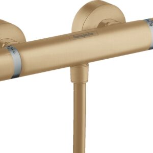 Baterie dus termostatata Hansgrohe Ecostat Comfort bronz periat