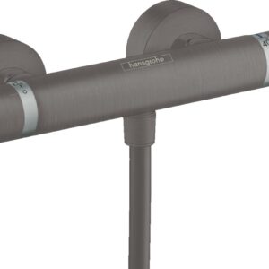 Baterie dus termostatata Hansgrohe Ecostat Comfort negru periat