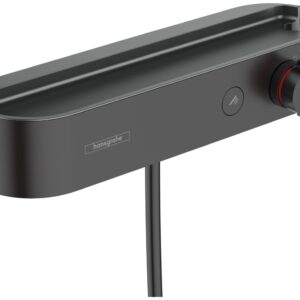 Baterie dus termostatata Hansgrohe ShowerTablet Select 400 negru mat