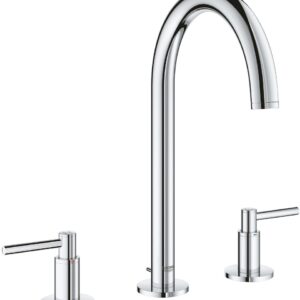 Baterie lavoar Grohe Atrio M din 3 elemente ventil pop-up crom