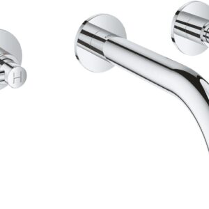 Baterie lavoar Grohe Atrio S din 3 elemente 180mm de perete necesita corp ingropat crom