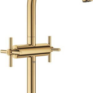Baterie lavoar Grohe Atrio XL cu dubla comanda pentru lavoare tip bol ventil click-clack cool sunrise