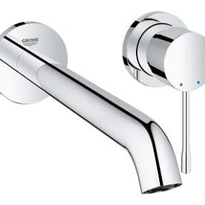 Baterie lavoar Grohe Essence New L din 2 elemente de perete montaj incastrat necesita corp ingropat