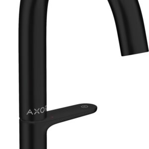 Baterie lavoar Hansgrohe Axor ONE Select 140 ventil push-open negru mat
