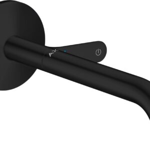 Baterie lavoar Hansgrohe Axor ONE Select cu pipa 220mm montaj incastrat necesita corp ingropat negru mat