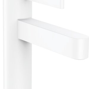 Baterie lavoar Hansgrohe Finoris 100 ventil push-open alb mat