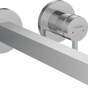 Baterie lavoar Hansgrohe Finoris cu pipa 228mm montaj incastrat necesita corp ingropat crom