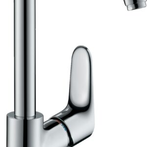 Baterie lavoar Hansgrohe Focus 240 cu pipa rotativa fara ventil crom