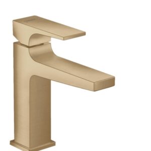 Baterie lavoar Hansgrohe Metropol 110 ventil push-open bronz periat