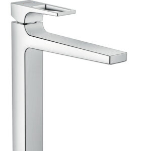 Baterie lavoar Hansgrohe Metropol 260 ventil push-open cu levier decupat pentru lavoar tip bol