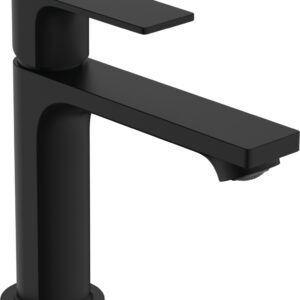 Baterie lavoar Hansgrohe Rebris E 110 CoolStart EcoSmart+ ventil pop-up negru mat