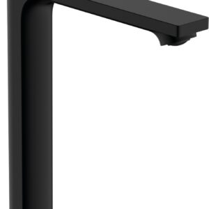 Baterie lavoar Hansgrohe Rebris E 240 CoolStart EcoSmart+ ventil pop-up pentru lavoar tip bol negru mat